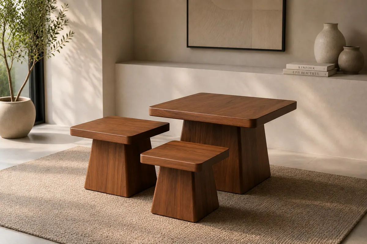 Modern occasional table collection